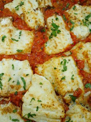 Bacalao con pisto para llevar, Vedegust